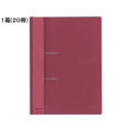 コクヨ ファスナーファイル〈レポート〉 A4タテ 2穴 100枚収容 ピンク20冊 1箱(20冊) F836215-ﾌ-P160P
