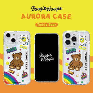 BOOGIE WOOGIE iPhone 14 Pro用オーロラケース Teddy Bear BW24106I14P-イメージ2