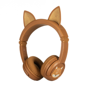 Onanoff キッズ用ヘッドホン BuddyPhones PlayEars+ with BEAM MIC FOX BT-BP-PLAYP-EARS-FOX-イメージ1
