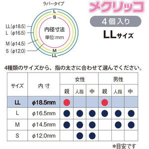 プラス メクリッコ LL 4個入 F815678-44778KM304-イメージ5