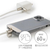 e angle USBストラップケーブル パープル ANGL-STR-25-02-PU-イメージ4