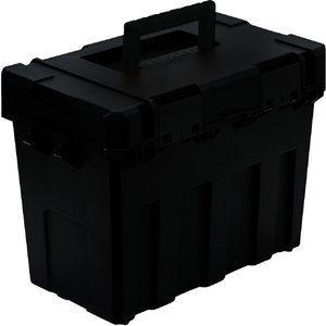 トラスコ 縦入れ収納工具箱 オールブラック TRUSCO 縦入れ収納工具箱 TATEIRE-440-BK-イメージ1