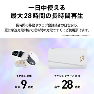 AVIOT トゥルーワイヤレスイヤホン ホワイト TE-J1-WH-イメージ14