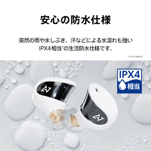 AVIOT トゥルーワイヤレスイヤホン ホワイト TE-J1-WH-イメージ18