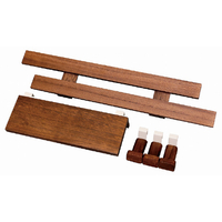 オスマック 壁に付けられるすのこ パッケージセット1 ダークブラウン KBSP-1DB