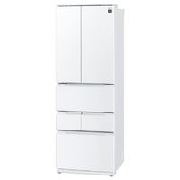 SHARP SJ-MF46R-W 【フレンチドア】457L 冷蔵庫 FiT63cmシリーズ冷蔵庫