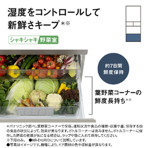 パナソニック 【右開き】410L 5ドア 冷凍冷蔵庫 シルバー NR-E41RY3-S-イメージ11