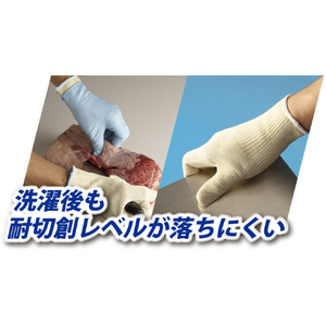ＳＨＯＷＡ 耐切創手袋　Ｎｏ５２１ケミスターワイヤーフィット　イエロー　Ｓサイズ NO521-S-イメージ4
