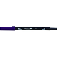 トンボ鉛筆 デュアルブラッシュペン ABT ImperialPurple F040047-AB-T636