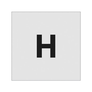 アイマーク ステンシル H 文字サイズ50×40mm FC200JF-8186060-イメージ1