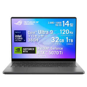 ASUS ROG Zephyrus G14 (GU405AR) エクリプスグレー GU405AR-U9R5070TIG-イメージ1