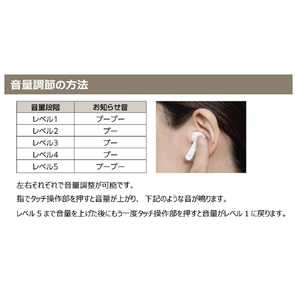 エルパ 充電式イヤリスチャージ 両耳インナーイヤータイプ ホワイト AS-E003-イメージ16