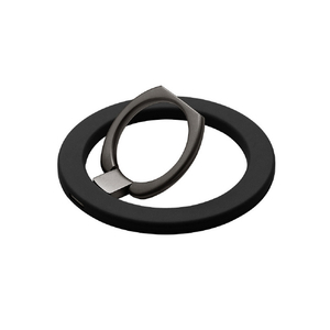 MSソリューションズ MagSafe対応 スマートフォンリング Ring Slim LEPLUS NEXT MAGTUS ライトブラック LN-SMRG08LBK-イメージ1