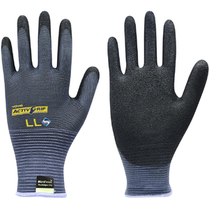 トワロン まとめ買い　ニトリル背抜き手袋　アクティブグリップ　ＬＬ　（１０双入） 910-LL-イメージ1