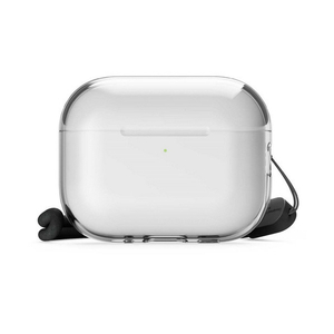 elago AirPodsPro3用TPUケｰスストラップ付き/クリア elago クリア EL_A3PCSTPCJ_TR-イメージ1