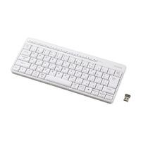 エレコム USB無線 & Bluetooth(R) 静音ミニキーボード ホワイト TK-QT11MMMWH