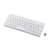 エレコム USB無線 & Bluetooth(R) 静音ミニキーボード ホワイト TK-QT11MMMWH-イメージ1