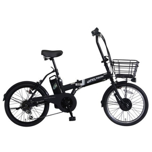 PELTECH TDN-208L-MBK-12AH 20型電動アシスト自転車外装6段