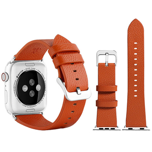 VPG Apple Watch用本革バンド(42-44mm) オレンジ AW-LE02OR-イメージ1