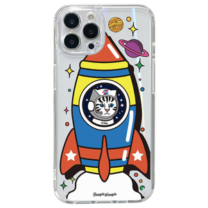 BOOGIE WOOGIE iPhone 14 Pro用オーロラケース Kitty Rocket BW24107I14P-イメージ1