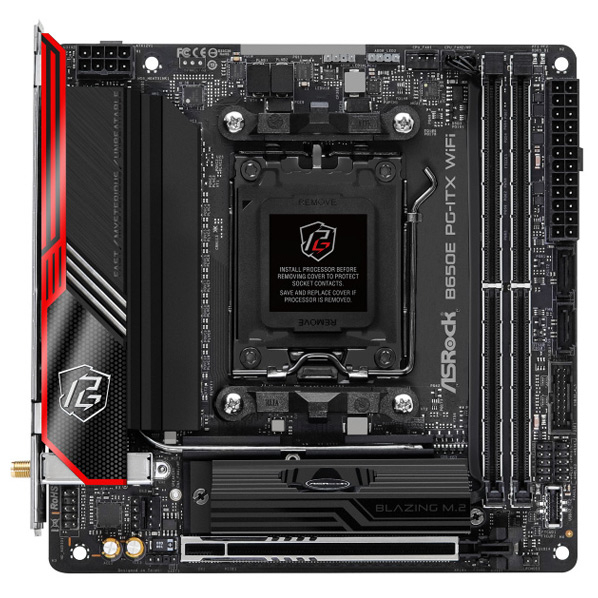 ASRock B650E PG-ITX WiFi マザーボード B650EPGITXWIFI RAID ITX AMD