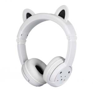 Onanoff キッズ用ヘッドホン BuddyPhones PlayEars+ with BEAM MIC BEAR BT-BP-PLAYP-EARS-BEAR-イメージ1
