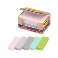 3M ポストイット 強粘着 75mm×25mm パステルカラー5色 20冊 FCE015W-5001SS-AP2