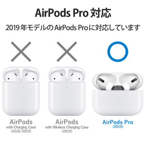 エレコム AirPods Pro用ソフトケース クリア AVA-AP2UC2CR-イメージ3