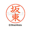 シヤチハタ ネームペン用ネーム シルバー 既製 坂東 FC47434-X-GPS-1663