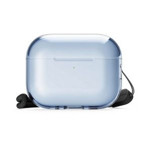 elago AirPodsPro3用TPUケｰスストラップ付き/アクアブルｰ elago アクアブルー EL_A3PCSTPCJ_AB-イメージ1