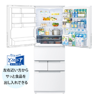 SHARP SJ-MW46R-W 【両開き】457L 冷蔵庫 FiT63cmシリーズ冷蔵庫