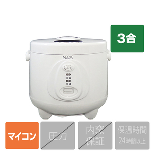 NEOVE 単機能炊飯ジャー(3合炊き) RRS-AT30WT NEOVE 単機能炊飯ジャー(3合炊き) RRS-AT30WT