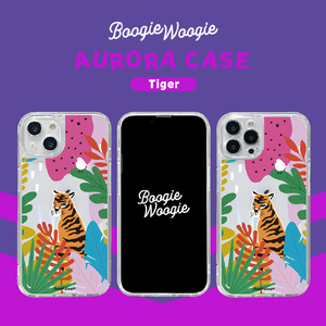 BOOGIE WOOGIE iPhone 14 Pro用オーロラケース Tiger BW24108I14P-イメージ2