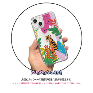 BOOGIE WOOGIE iPhone 14 Pro用オーロラケース Tiger BW24108I14P-イメージ4