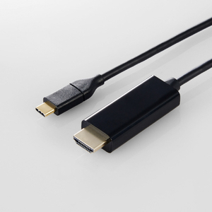 エレコム USB Type-C&trade; - HDMI&reg;変換ケーブル 2m ブラック MPA-CHDMI20BK3-イメージ2