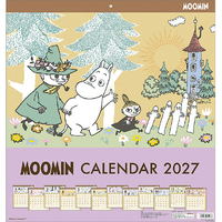 サンスター文具 2027年(令和9年)カレンダー　ムーミン 2027CL69ﾑ-ﾐﾝ