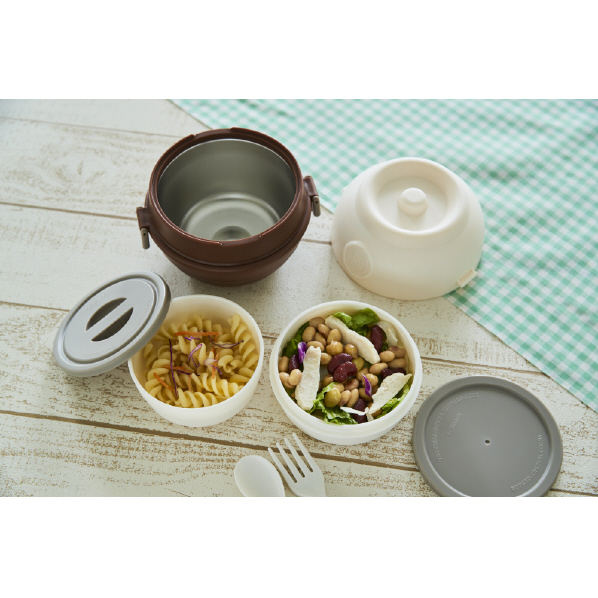 オルゴ ハニーポットランチジャー(0．55L) ho-on(ホーン) ブラウン LJH-55(BR)