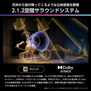 ハイセンス 100V型4Kチューナー内蔵4K対応液晶テレビ U8Rシリーズ 100U8R-イメージ5