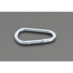 エスコ スナップフック 鉄亜鉛メッキ 10個 11×120mm FCY8342-EA638JP-35-イメージ1