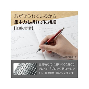 ぺんてる オレンズメタルグリップ 0.5 レッド FCD988S-XPP1005G2-RB-イメージ2