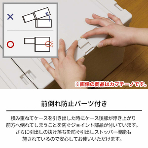 天馬  フィッツユニットケース 4030(2個組) カプチーノ ECﾌｲﾂﾂﾕﾆﾂﾄ4030CAP2ｺｸﾞﾐ-イメージ4