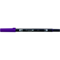 トンボ鉛筆 デュアルブラッシュペン ABT Royal Purple F040053-AB-T676