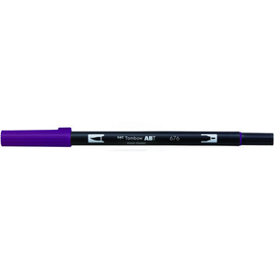 トンボ鉛筆 デュアルブラッシュペン ABT Royal Purple F040053-AB-T676-イメージ1