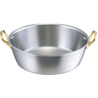 中尾アルミ製作所 中尾アルミ/キングデンジ 揚鍋 目盛付 30cm(板厚2.5mm) FC789LM-4826600