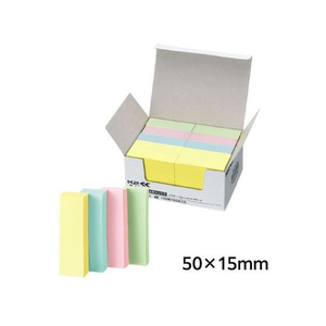 コクヨ ふせん〈K2〉50×15mm 4色ミックス 50冊 F972586-K2ﾒ-5015-イメージ3