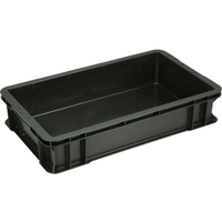 岐阜プラスチック工業 RBE型導電性コンテナーRB-41-3 ブラック FC287HW-8362481