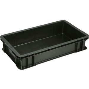 岐阜プラスチック工業 RBE型導電性コンテナーRB-41-3 ブラック FC287HW-8362481-イメージ1