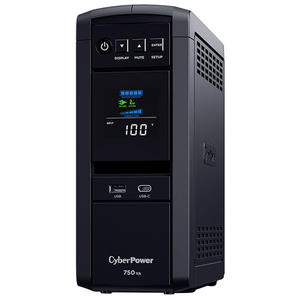 CyberPower 無停電電源装置 黒 CP750PFCLCDJP-イメージ1