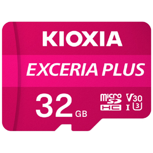 KIOXIA microSDHC UHS-Iメモリカード(32GB) EXCERIA PLUS KMUH-A032G-イメージ1