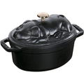 STAUB ストウブ ピギーココット 17cm ブラック 40500-171 FC261LC-1102600